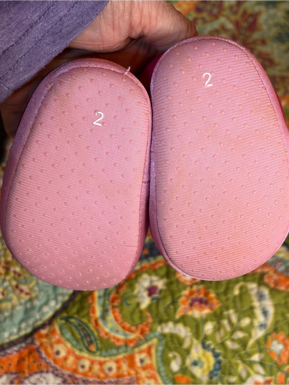 Lot of three pairs of Baby shoes.